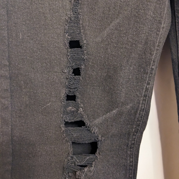 🔥4/$15 Wild Fable Sz 00/24 High Rise Distressed Ripped Straight Leg Ankle Jeans - Picture 9 of 11